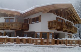 Chalet im Winter